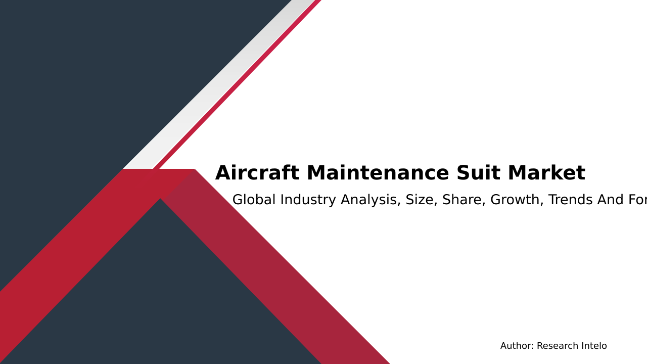 Aircraft Maintenance Suit Market Research Report 2033